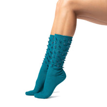 Load image into Gallery viewer, ROMY CALZA CORTA IN COTONE SOFT CON SIMPATICO RICAMO IN LUREX