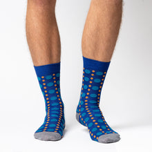 Load image into Gallery viewer, BUBBLES CALZA CORTA IN PURA LANA MERINOS FANTASIA BOLLE