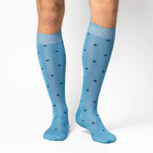 Load image into Gallery viewer, ANDY CALZA LUNGA IN COTONE FILO DI SCOZIA CON DISEGNO ROMBETTI