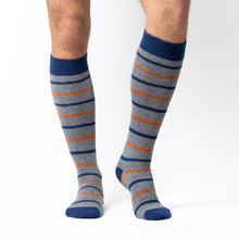 Load image into Gallery viewer, CHRIS CALZA LUNGA RIGATA IN LANA E CASHMERE