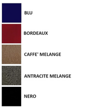 Load image into Gallery viewer, CALZA LUNGA A COSTE E POLSINO INGLESE IN PURA LANA MERINOS RIMAGLIATA A MANO