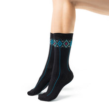 Load image into Gallery viewer, CINDY CALZA CORTA IN COTONE SOFT E DISEGNO GEOMETRICO