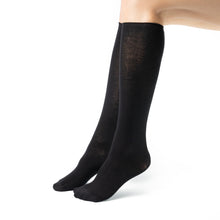 Carica l'immagine nel visualizzatore di Gallery, CASHTOUCH CALZA LUNGA IN COTONE E CASHMERE SENZA POLSINO