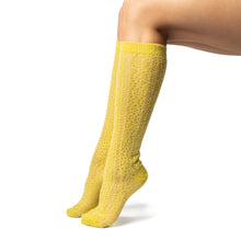 Load image into Gallery viewer, SARAH CALZA LUNGA TRAFORATA IN SOFFICE LANA MOHAIR