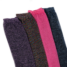 Carica l'immagine nel visualizzatore di Gallery, CELINE CALZA CORTA VELATA E LEGGERA IN LUREX