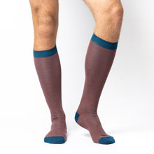 Carica l&#39;immagine nel visualizzatore di Gallery, Simon Stripes calza lunga cotone soft
